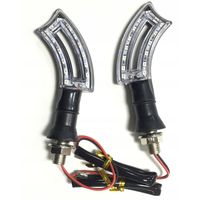 KIERUNKOWSKAZY MOTOCYKLOWE LED DO SKUTERA QUAD KIERUNKI MIGACZE