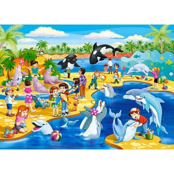 Puzzle 60el. dolphinarium CASTOR zdjęcie 2