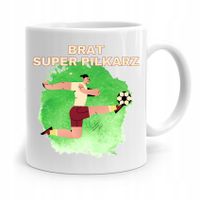 Kubek Prezent Dla Brata Dziecka Brat Super Piłkarz Z Nadrukiem Ze Zdjęciem