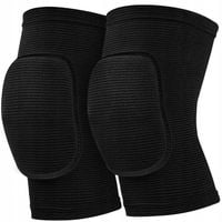 OCHRANIACZE NA KOLANA ELASTYCZNE CZARNE Nakolanniki JOGA SIATKÓWKI