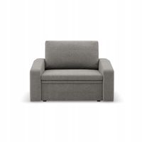 SOFA KANAPA FOTEL ORBIT 90 JANSY SZARY Rozkładany Funkcja Spania PLECIONKA