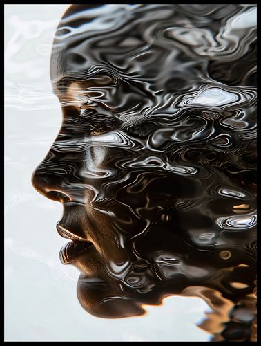 Plakat 60x80cm Wodniste Odbicie Swojego Ja na Arena.pl