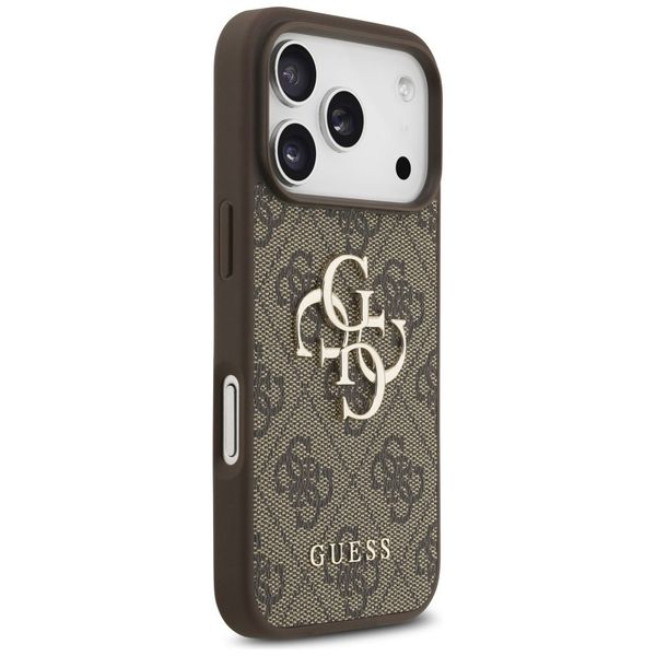Etui Guess 4G Big Logo do iPhone 17 Pro brązowy zdjęcie 4