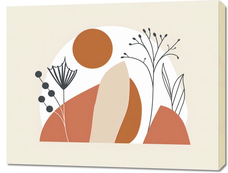 Obraz 90x70cm Organiczny Splot zdjęcie 1