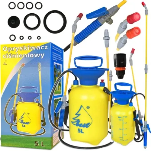 Opryskiwacz ciśnieniowy ogrodowy ręczny BEST POLSKA 5L długa lanca 96cm na Arena.pl