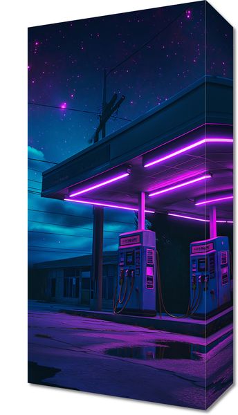 Obraz 20x40cm Moc Neonowej Nocy zdjęcie 1