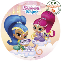 Opłatek na tort Shimmer and Shine