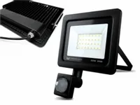 Lampa Halogen Zewnętrzny na Garaż 30W IP65 +Czujka