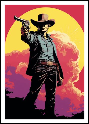 Plakat 68x98cm Strzelec z Epoki na Arena.pl