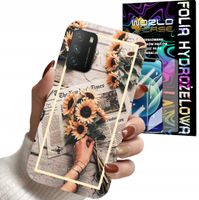 ETUI DO XIAOMI POCO M3 - SŁONECZNIK KWIATY DLA KOBIET PLECKI + FOLIA