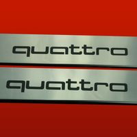 Listwa progowa AUDI TT MK1 8N QUATTRO Stal nierdzewna 304 połysk 2szt