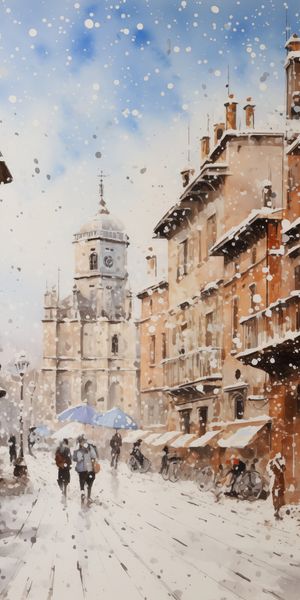 Plakat 50x100cm Urok Starych Miast zdjęcie 1