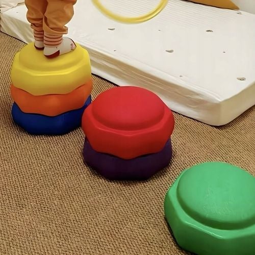 Ścieżka Sensoryczna Kamienie Balansujące Treningu Równowagi Rzeczne Ogrodu na Arena.pl