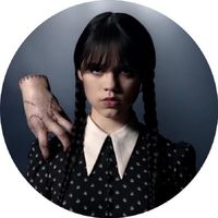 Opłatek na tort Urodziny Wednesday Postać