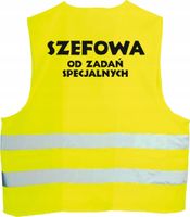 KAMIZELKA ODBLASKOWA z nad SZEFOWA DO ZADAŃ SPECJA