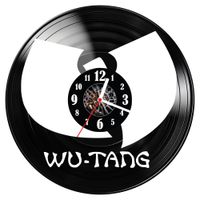 Zegar ścienny z płyty winylowej Wu-Tank Clan 1556.14