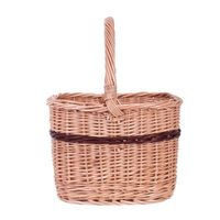 Wiklinowy Kosz na 4 Butelki 29x30 H22/36 cm