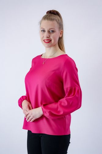 Elegancka bluzka Blue Fuksja 46 na Arena.pl