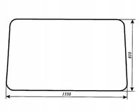 Szyba tylna - tył do spycho-koparki Ostrówek stary typ