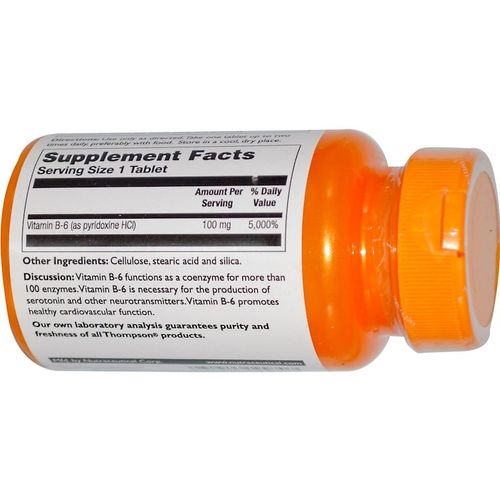 Thompson Witamina B6 100 mg 60 tabletek na Arena.pl
