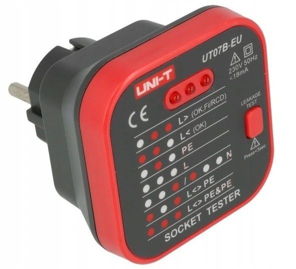 Wskaźnik sieci 230 V AC Uni-T UT07B-EU zdjęcie 5