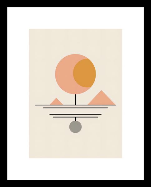 Plakat 13x18cm Geometryczna Utopia zdjęcie 3