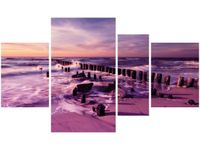 OBRAZ SUNSET PRZEMIJANIE MORZEM