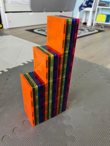 klocki magnetyczne prostokąty Rainbow Rectangle Pack 18 el. Connetix na Arena.pl