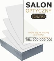 Ulotki A6 reklamowe firmowe 5000szt projekt w cenie SALON OPTYCZNY