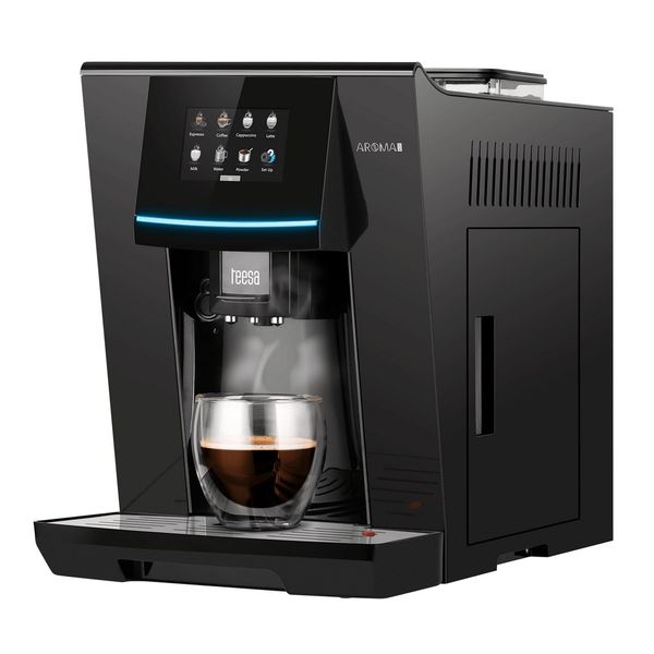 Automatyczny EKSPRES do kawy z MŁYNKIEM i spieniaczem do mleka 19 bar Teesa zdjęcie 1