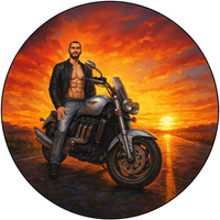 Opłatek na tort Urodziny Motor Mężczyzna Harley Davidson Vsk Yamaha 18 30