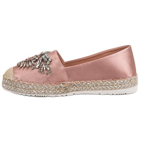 Różowe Espadryle Z Ozdobami r.39 na Arena.pl