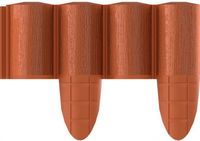 PALISADA OGRODOWA  ECO 2,4M CEGLASTA - C 34-033