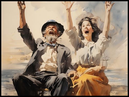 Plakat 100x75cm Chwile Radości na Arena.pl