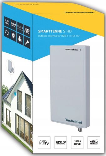 Antena TV DVB-T2 Cyfrowej Telewizji Naziemnej UHF VHF Wzmacniacz 30dB Kabel na Arena.pl