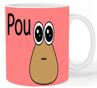Kubek ceramiczny Pou - gra wideo