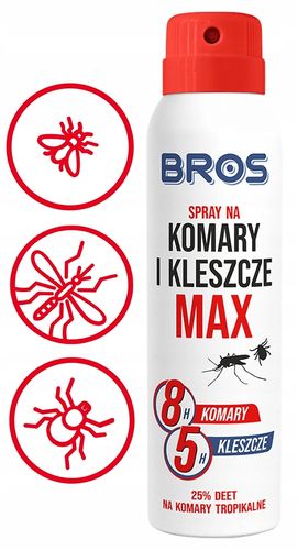 bros - spray na komary i kleszcze max 90ml - 1 szt. na Arena.pl