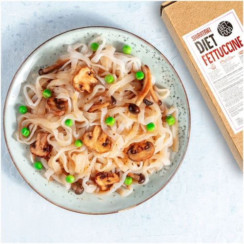 Makaron Konjac - Fettuccine 1000 g diet bezglutenowy KETO bio 1 kg CHEAT na Arena.pl