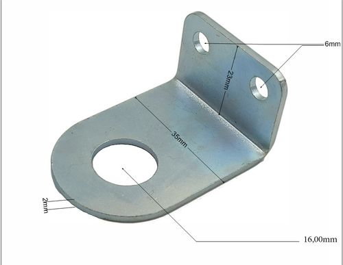 BMPH-02: Blacha mocująca przewód hamulcowy elastyczny 16,0mm na Arena.pl