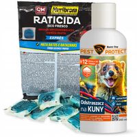 TRUTKA NA KUNY EXPRESS PREPARAT ŚRODEK ODSTRASZACZ KUN DO SAMOCHODU DOMU