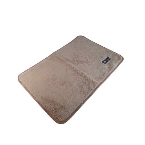 Dywanik Łazienkowy z Mikrofibry 40x60cm Beżowy na Arena.pl