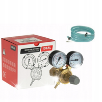 IDEAL Reduktor gazu MINI Argon CO2/AR 2 manometry MIG MAG MIX 255200