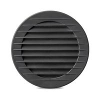 KRATKA OKRĄGŁA Z SIATKĄ FI 125 GRAFIT - RX 02-224