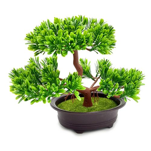 BONSAI W DONICZCE ROŚLINA DEKORACYJNA SZTUCZNE DRZEWKO 25 cm na Arena.pl