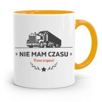 Dla Tirowca Kierowcy Tira Kubek Żółty Na Prezent Z Nadrukiem Ze Zdjęciem