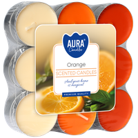 Podgrzewacze zapachowe BISPOL Aura p15-18-63 (Pomarańcza) 4h 18szt.