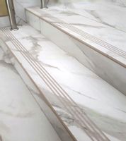 Płytki na schody BIAŁY MARMUR 120x30 PÓŁMAT satyna