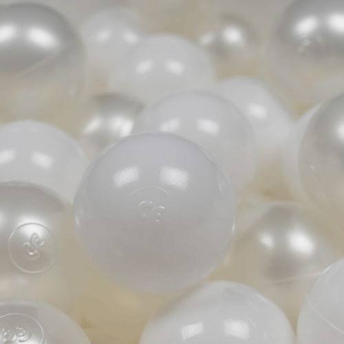 Kulki do zabawy ø7cm 200szt białe, perłowe na Arena.pl
