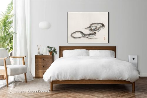 Plakat 40x30cm Snake, Kōno Bairei na Arena.pl