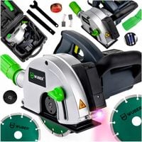 BRUZDOWNICA ELEKTRYCZNA DO BETONU REGULACJA 3100W LASER ZESTAW + 2